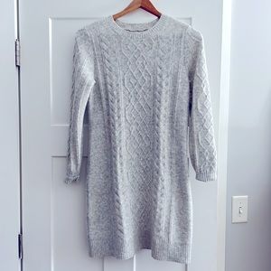 Loft Cable knit Sweater Dress size SP